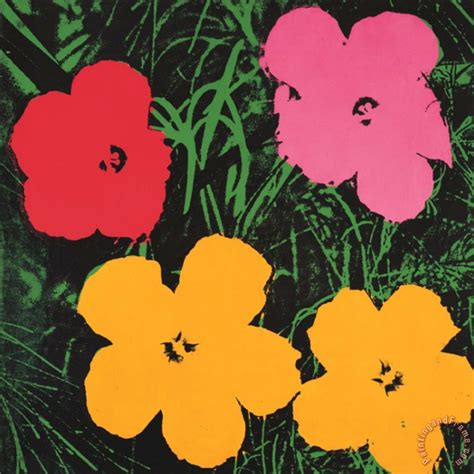 andy warhol 4 yellow flowers 1964 for sale